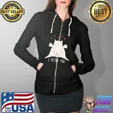 I meow you cat Full Zip Hooded