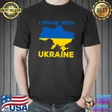 I Stand With Ukraine, Ukrainian Flag Clay Support Ukraine T-Shirt Unisex