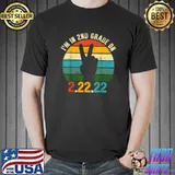 I'm In 2nd Grade On Twosday 2222022 Vintage T- Unisex