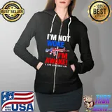 I’m Not Woke I’m Awake I Am American Shirt Full Zip Hooded