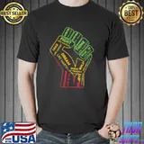 Inspiring Black Leaders Power Fist Hand Black History Month T-Shirt