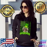 Irish Shih Tzu St Patrick's Day Funny Leprechaun Dog Puppy Premium T-Shirt