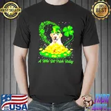 Irish Today Yellow Labrador Dog A Wee Bit Irish Today Shirt Unisex