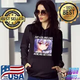 Just a Girl Who Loves Anime and Sketching Girls T-shirt