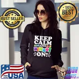 Keep Calm And Bingo On! Funny Lucky Gambling T-shirt