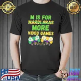 Kids Mardi Gras Gamers Video Games Controller Son Kids Toddlers T-Shirt Unisex