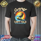 Kitesurfing Can't Talk I'm On Another Line Kitesurfer T-shirt