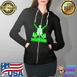 lake Warrior Logo Fishing Shirt Full Zip Hooded