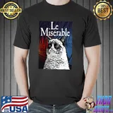 Les le miserable grumpy cat funny shirt