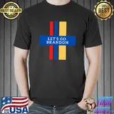 Let's Go Brandon Conservative Impeach Joe Biden USA Flag T-shirt