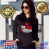 Lets Go Truck You Trudeau USA Canada Flag Truckers 2022 T-Shirt