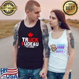 Lets Go Truck You Trudeau USA Canada Flag Truckers 2022 T-Shirt Tank Top