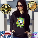 Let’s Shenanigans Begin Dabbing Unicorn St Patrick Day T-Shirt Hoodie