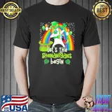 Let’s Shenanigans Begin Dabbing Unicorn St Patrick Day T-Shirt