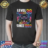 Level 39 Unlocked Awesome Since 1983 39th Birthday Gaming Premium T-Shirt Unisex