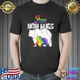 LGBT Free Mom Hugs Bear Shirt