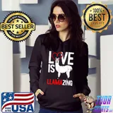 Llamazing Valentines Day Cute V-Day Heart Boys Girls Kids T-Shirt