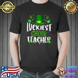Luckiest Choir Teacher St Patricks Day Leprechaun T- Unisex