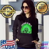 Lucky to be a teacher rainbow teacher st patricks day shirt