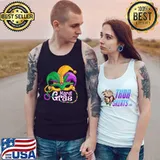 Mardi Gras T Shirt Mardi Gras 2022 Beads Mask Feathers T-Shirt Tank Top