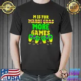 Mardi Gras Video Game Controller Awesome Boys Costume Kids T-Shirt Unisex