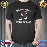 Musical Notes Symbol Funny Gifts for Musicians Treble Bass Premium T-Shirt