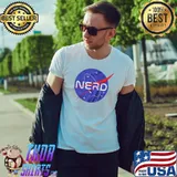 Nerd Nasa Parody logo Unisex