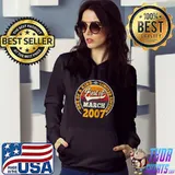 Nice Best Of March 2007 15th Birthday Gift 15 Years Old T-shirt