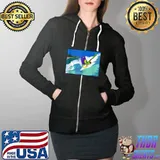 Nice RobbieD BirD Just the Bird No Text by Myan Bryko T- Full Zip Hooded