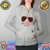 Nice Sorry ladies My heart belongs to mommy sunglasses valentines T- Full Zip Hooded