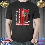 Nurse for medical freedom American flag Unisex