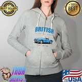 Official British Classic Sports Cars - MG MGA T- Full Zip Hooded