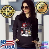 Official Faith Hope Love Snowman Jesus Dandelion Christian Christmas T-shirt