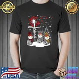 Official Faith Hope Love Snowman Jesus Dandelion Christian Christmas T- Unisex