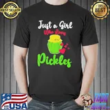 Official Pickles just a girl who loves pickles canning cucumber lover Unisex