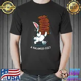 Original A Balanced Diet Cookie Love Baking Weight Loss Quotes T-shirt