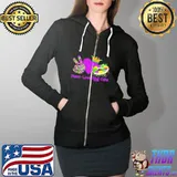 Original Peace love king cake mardI gras party carnival Full Zip Hooded