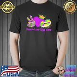 Original Peace love king cake mardI gras party carnival Unisex