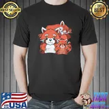 Original Red Panda Family Animal Lover Cute Chinese Red Panda T-shirt