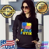 Puck Futin Meme I Stand With Ukraine Ukrainian Lover support T-Shirt Hoodie