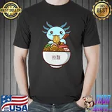 Ramen Axolotl Anime Kawaii Anime Japanese Food T- Unisex