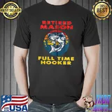 Retired Mason Full Time Hooker Fisherman Gift Zip Hoodie Unisex