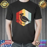 Retro Cardinal Bird Species - Vintage Red Bird Cardinal T-Shirt Unisex