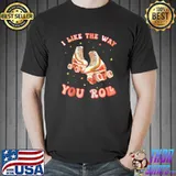 Retro I like the way you roll Valentines day Roller Skates T- Unisex