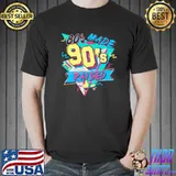 Retro Vintage Pastel 70s 80s Made 90s Raised T- Unisex
