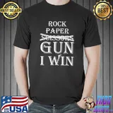 Rock Paper Gun I Win T-Shirt Unisex