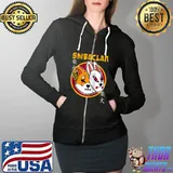 SHIB ARMY Crypto Samurai Ninja T-Shirt Shiba Inu Coin T- Full Zip Hooded