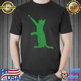 St. Patricks Day Clover Irish Cat Lover Shamrock Cat T- Unisex