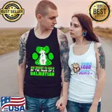 St Patrick’s Day My Heart Is Held By The Paws Of A Dalmatian Shirt Tank Top