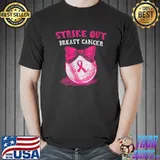 Strike Out Breast Cancer Awareness Baseball Fighters T- Unisex
